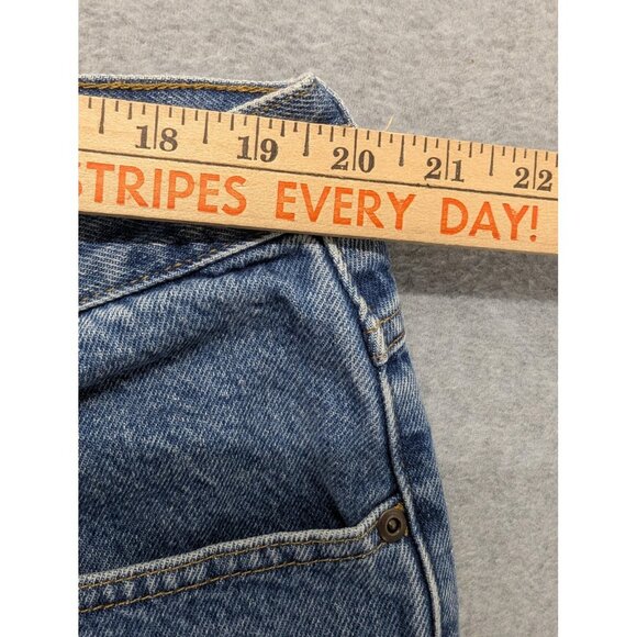 L.L.Bean Jeans Mens 40x34 Blue Relaxed Fit Straight Leg Zip Fly Cotton Denim - Picture 4 of 15